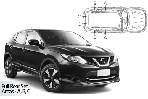Nopea Toimitus Häikäisysuojasarja Nissan Qashqai, 5 ovinen (2013-2018), Car Shades 🙂