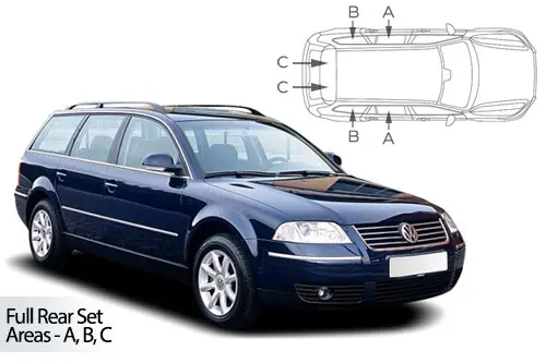 Häikäisysuojasarja Volkswagen Passat, Farmari (1996-2005), Car Shades 🙂 Bestseller