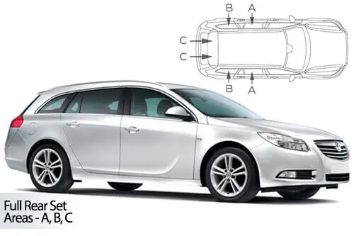 Korkea Laatu Häikäisysuojasarja Opel Insignia, Farmari (2009-2017), Car Shades 🙂