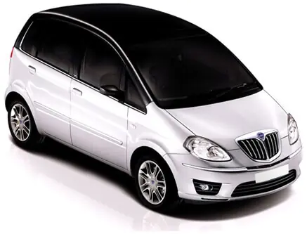 Häikäisysuojasarja Lancia Musa, 5 ovinen (2007-2012) 🙂 Aito