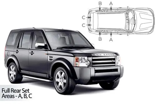 Suosittu Häikäisysuojasarja Land Rover Discovery 3 and 4, 5 ovinen (2004-2016), Car Shades 🙂