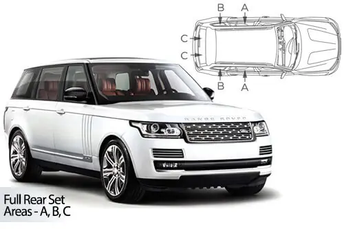 Häikäisysuojasarja Land Rover Range Rover L405 5-ovinen (2013➟), Car Shades 🙂 Uusi Kokoelma