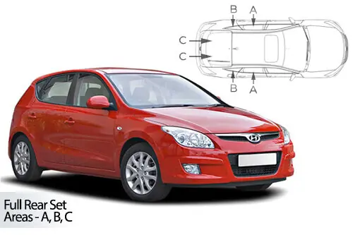 Halpa Hinta Häikäisysuojasarja Hyundai i30, 5 ovinen (2007-2012), Car Shades 🙂