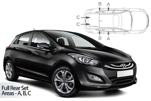Osta Tänään Häikäisysuojasarja Hyundai i30, 5 ovinen (2012-2016), Car Shades 🙂