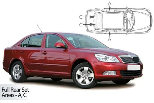 Häikäisysuojasarja Skoda Octavia, 5 ovinen (2004-2013), Car Shades 🙂 Alennus