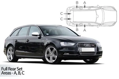 Häikäisysuojasarja Audi A4 B8, Avant (2008-2015), Car Shades 🙂 Älä Missaa