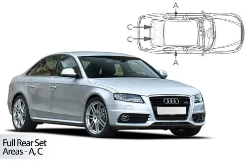 Lähetetään Heti Häikäisysuojasarja Audi A4 B8, 4 ovinen (2008-2015), Car Shades 🙂