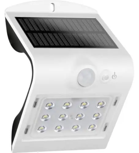 Osta Verkossa Aurinkokenno led-valaisin liiketunnistimella, valkoinen, Brightsolar 🙂