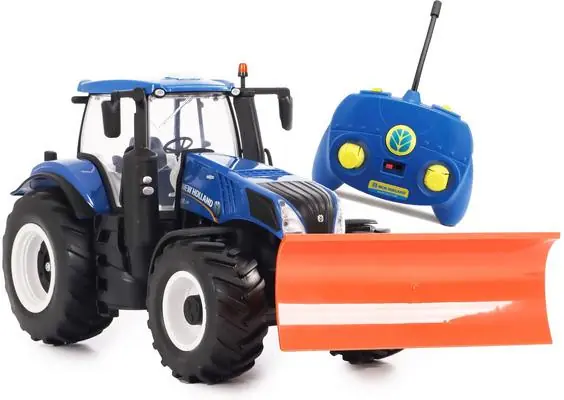 Kauko-ohjattava New-Holland traktori auralla (1 16), Maisto-Tech đ Vain Rajoitetun Ajan