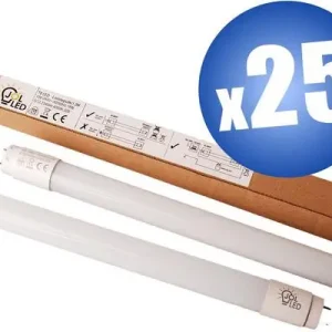 Led loisteputki lasirungolla 150 cm │ 3600 lm │ 4000 K │ 24 W (25 kpl) 🙂 Osta Tänään