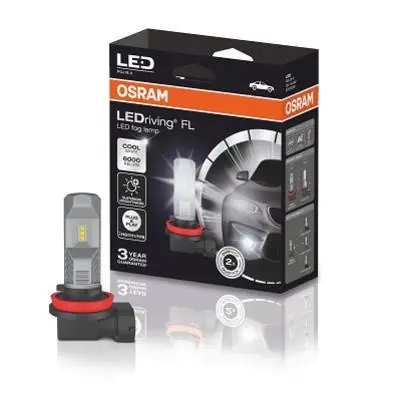 Led-polttimo, sumuvalo, H8 / H11 / H16 Ledriving, pari, Osram 🙂 Alkuperäinen