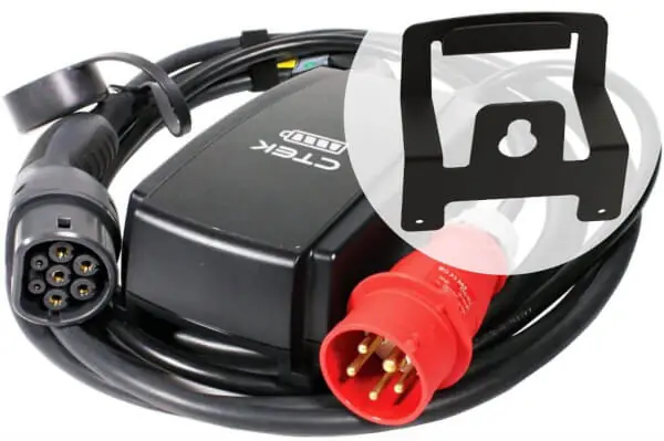 Sähköauton laturi Njord GO + seinäteline 1/3-vaihe 11 kW Type 2, CTEK 🙂 Heti Saatavilla