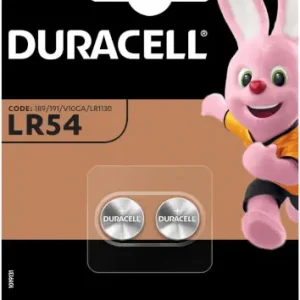 Uusi Kokoelma Nappiparisto LR54, 2kpl, Duracell 🙂