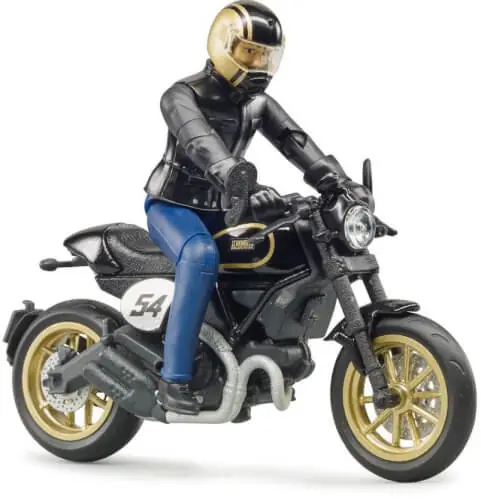 Lelu Moottoripyörä Ducati Racer ja leluhahmo (1 16), Bruder 🙂 Osta Verkossa