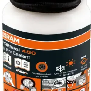 Renkaanpaikkausaine Tyreseal (450 ml) OTSB450, Osram 🙂 Flash-Tarjous