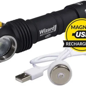Armytek Wizard v3 USB + 18650 XP-L valaisin ja otsalamppu 🙂 Alennus