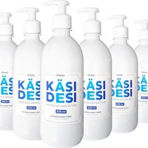 Käsidesi 500 ml, Pramia - 6 PACK 🙂 Korkea Laatu