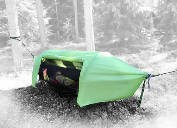 Osta Verkossa Riippumatto ja teltta Rain Hammock, vihreä, Out-Zone 🙂