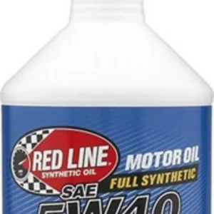Eniten Myyty Moottoriöljy (5W40) Motor Oil 1 Quart, Red Line 🙂