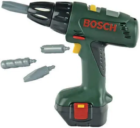 Alkuperäinen Bosch -leikkiakkuporakone, Klein 🙂