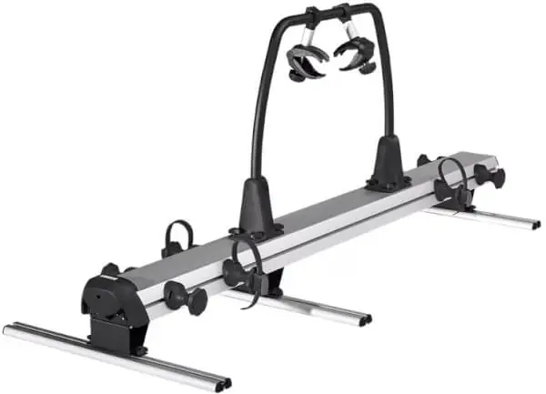 Löytö Polkupyöräteline Veloslide Standard tavaratilaan (2-pyörälle), Thule 🙂