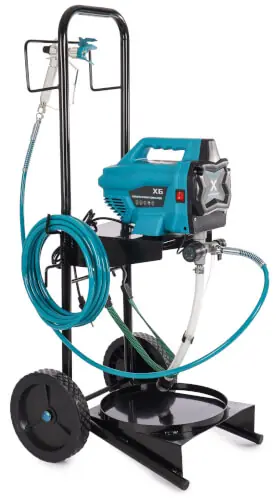 Korkeapainemaaliruisku kärryllä DP-X6H, 650 W, 1,4 l/min , Dino-Power 🙂 Suosittu