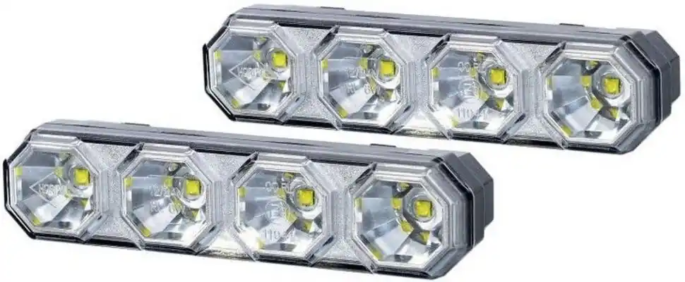 Led-päiväajovalo pari (10 - 30V) DC, JOL 🙂 Korkea Laatu