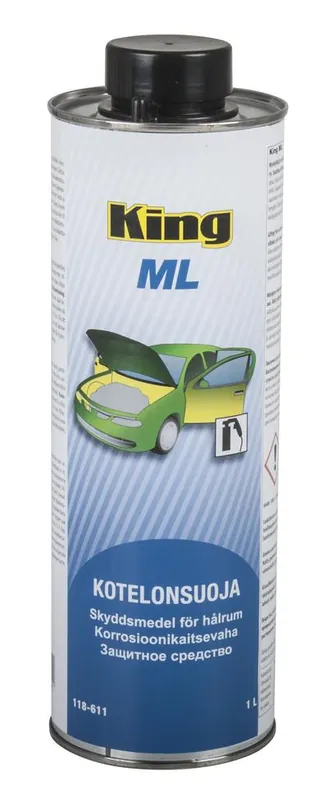 Kotelonsuoja läpinäkyvä, 1 l, kierretölkki, King 🙂 Kampanjahinta