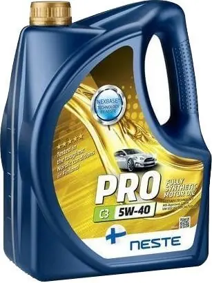 Loppuunmyynti Moottoriöljy Pro C3 5W-40, Neste 🙂