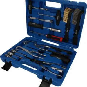 Viikonlopputarjous Yleiskäyttöinen jarrurumpu ja jarrulevyn työkalusarja, 15-os, Brilliant Tools 🙂
