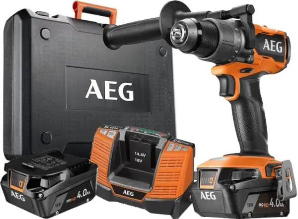 Osta Verkossa Akkuporakone paketti 18V, AEG 🙂