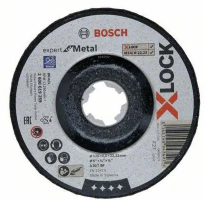 Alennettu Katkaisulaikka X-LOCK 125 x 6 mm, Bosch 🙂