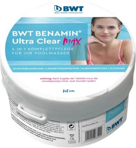 Monitoimihoitoaine Benamin Ultra Clear MAX 600 g, BWT đ Tarjous