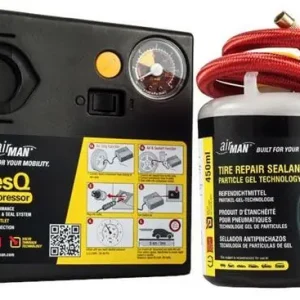 Viikonlopputarjous ResQ ilmakompressori ja 450 ml paikkausaine, Airman 🙂