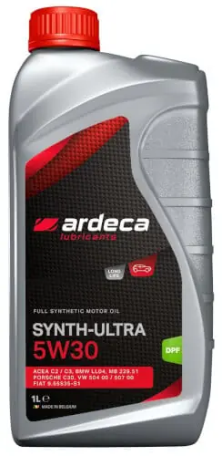 Moottoriöljy 5W-30 Synth-Ultra, Ardeca 🙂 Uutuus