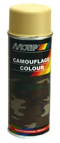 Flash-Tarjous Spraymaali Camo beige RAL1001, 400 ml, Motip 🙂