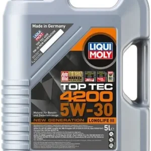 Aito Moottoriöljy Top Tec 4200 5W-30, 5 l, Liqui Moly 🙂