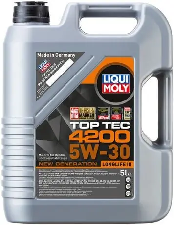 Aito Moottoriöljy Top Tec 4200 5W-30, 5 l, Liqui Moly 🙂