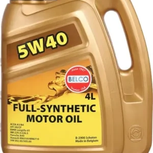 Loppuunmyynti Moottoriöljy 5W-40, 4 l, Belco 🙂