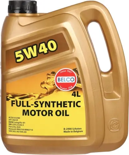 Loppuunmyynti Moottoriöljy 5W-40, 4 l, Belco 🙂