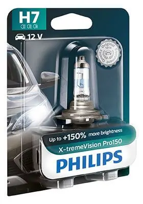 Tehdashinta Ajovalopolttimo, H7, X-tremevision +150%, Philips đ