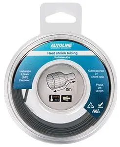 Alkuperäinen Kutistesukka 2 m, 9,5 - 4,8 mm, Autoline 🙂