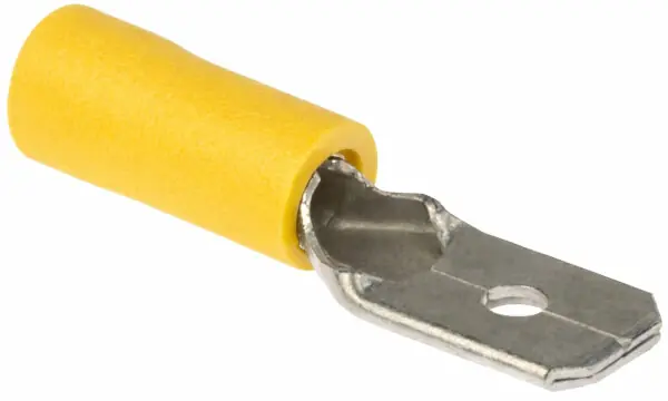 Lattaliitin 6,3 mm, uros (10 kpl) kelt, Autoline đ Uusi Malli