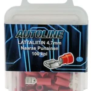Heti Saatavilla Lattaliitin 4,7 mm, naaras (100 kpl) pun, Autoline 🙂