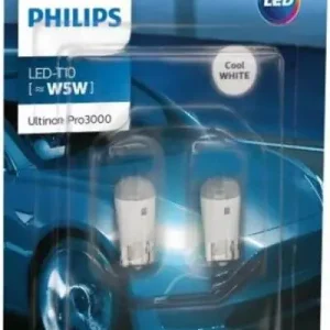 Suosittu Led-polttimo, W2.1X9.5D Ultinon Pro3000, pari, Philips 🙂