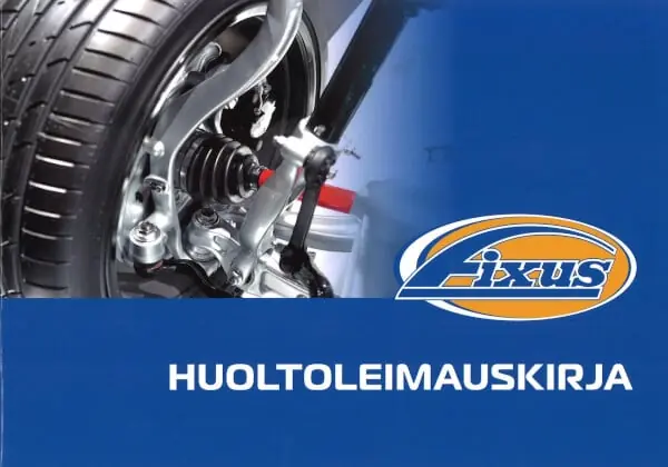 Turvallinen Maksu Huoltoleimauskirja autoihin, Fixus 🙂