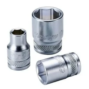 6-kulmainen hylsy 1/2" - 15 mm, lyhyt, Boxo 🙂 Halpa Hinta