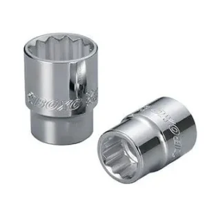 12-kulmainen hylsy 1/2" - 24 mm, Boxo 🙂 Rajoitettu Tarjous