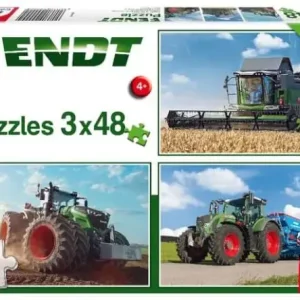 Uutuus Palapeli Fendt, 3 x 48 palaa, Schmidt 🙂