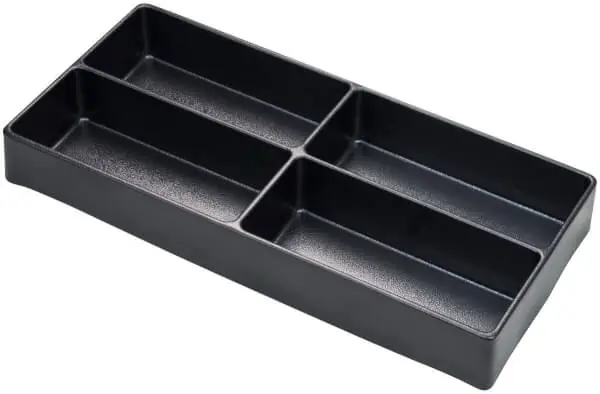 Säilytyslokerikko 1/3, 4 lokeroa, Boxo 🙂 Uusi Kokoelma